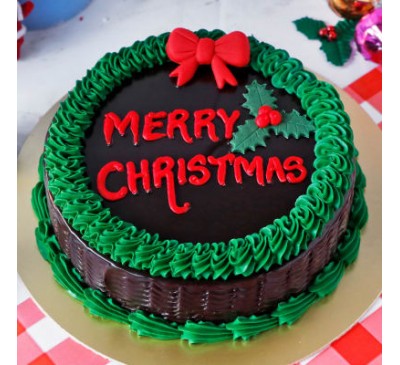 Chocolate Christmas Cake 
