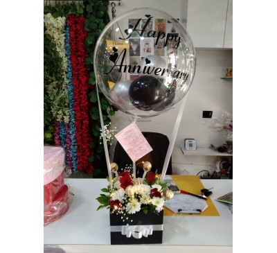 Anniversary Surprise Balloon Bouquet  