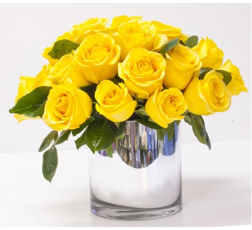 Yellow Roses Arrangement 