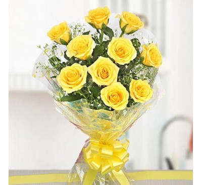 Bunch of Yellow Roses 