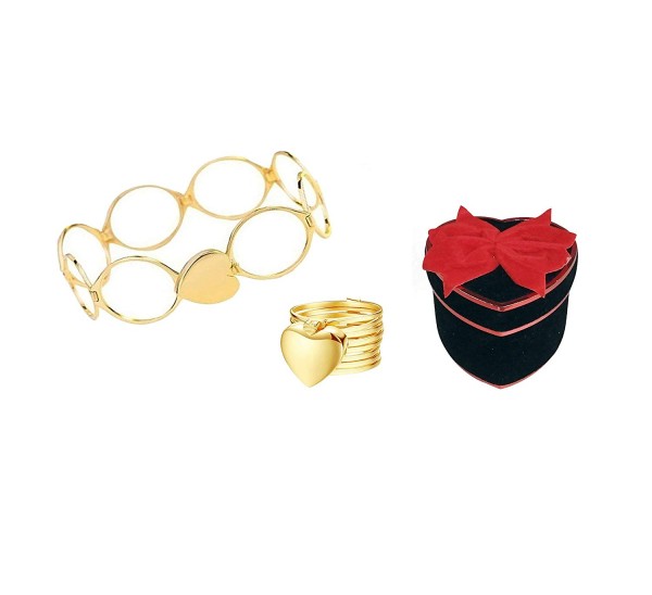 Ring Bracelet : Elegant Gold & Silver Pieces - Temu