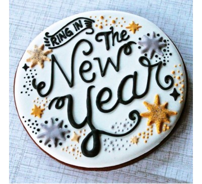 Sparkly New Year Cake